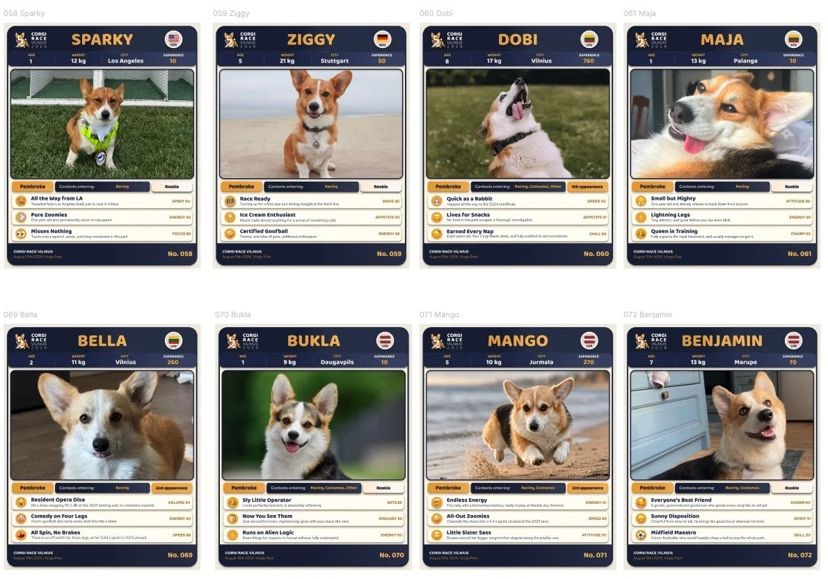 Collectible Corgi Cards