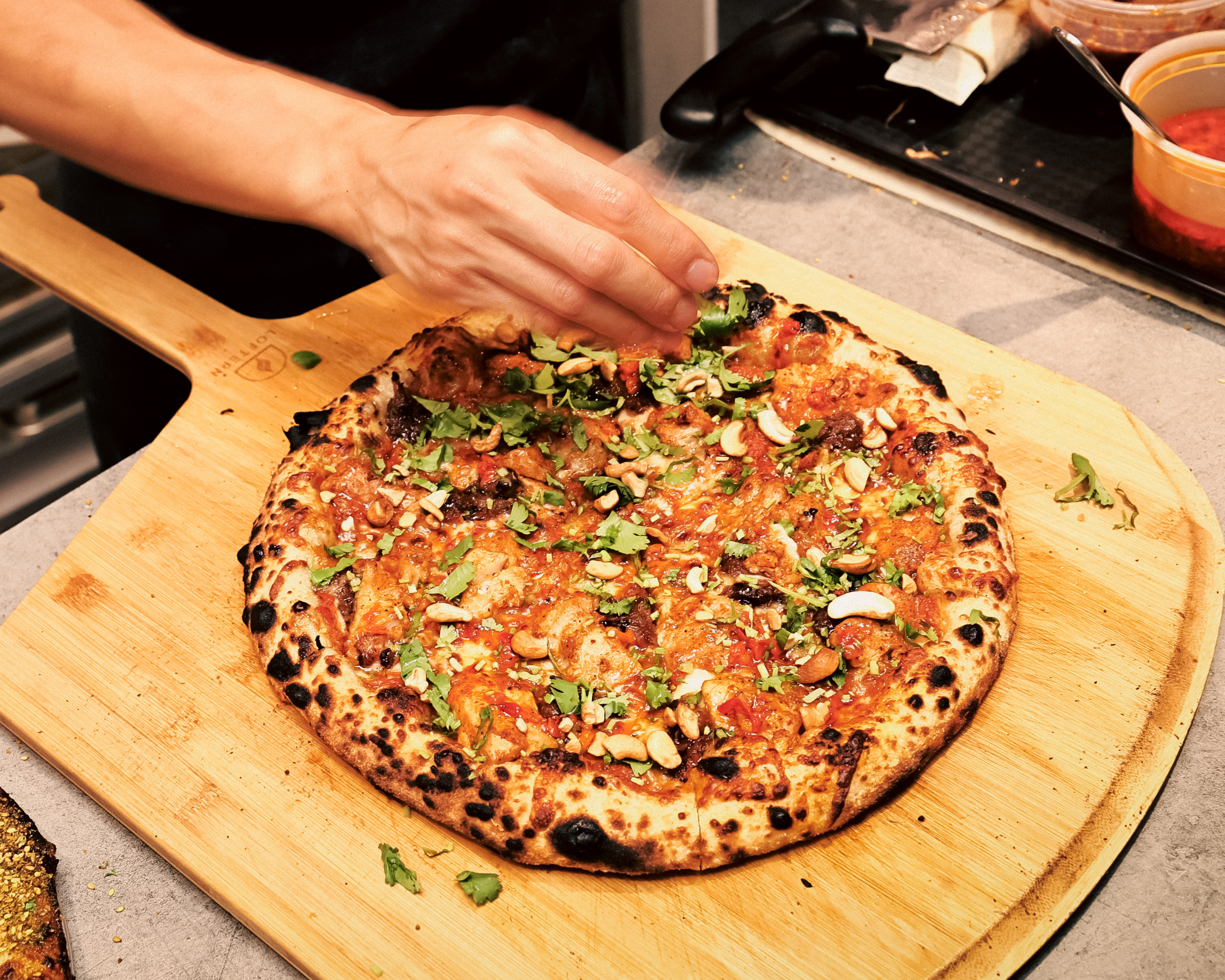 Chicken Tikka Masala pizza