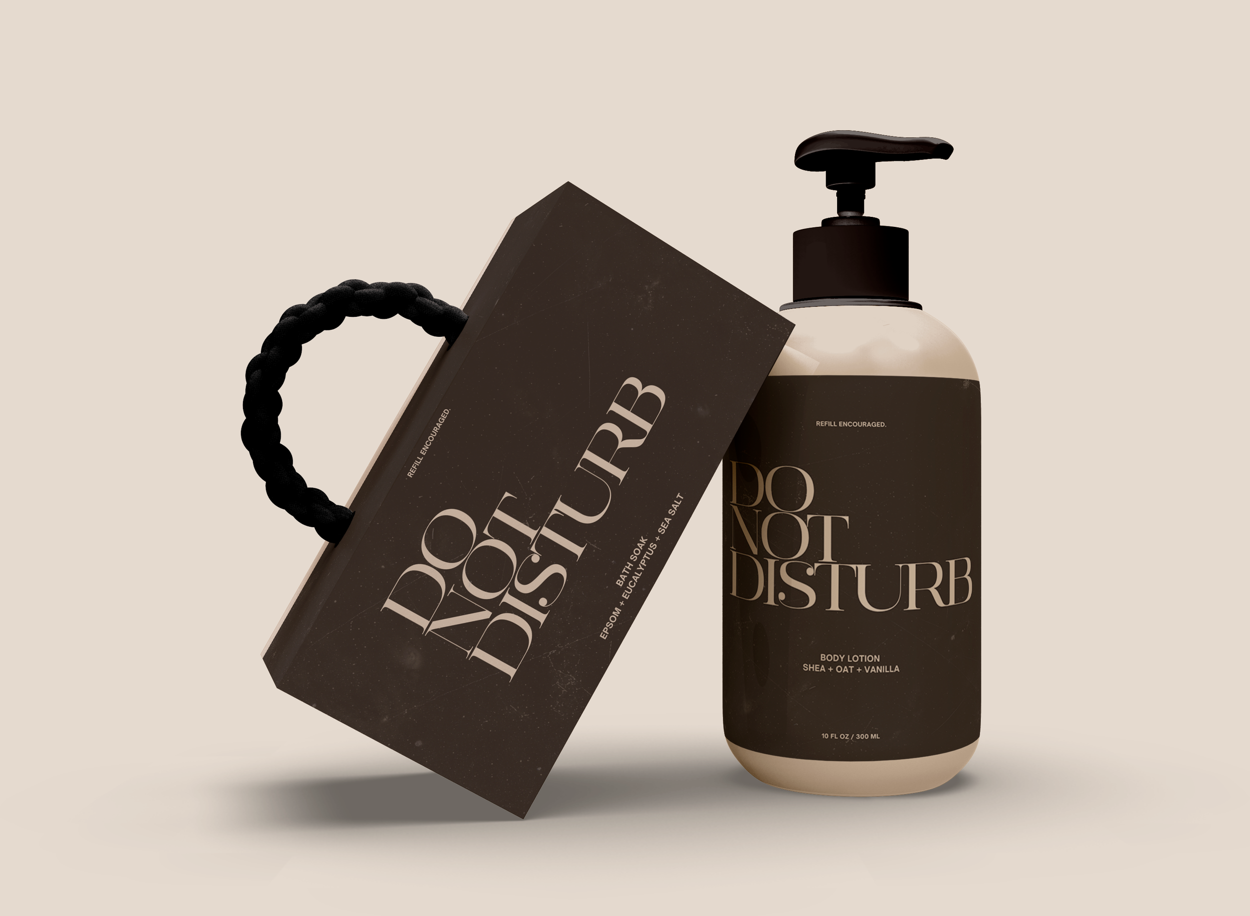 DONOTDISTURB Lotion and Bath Salts