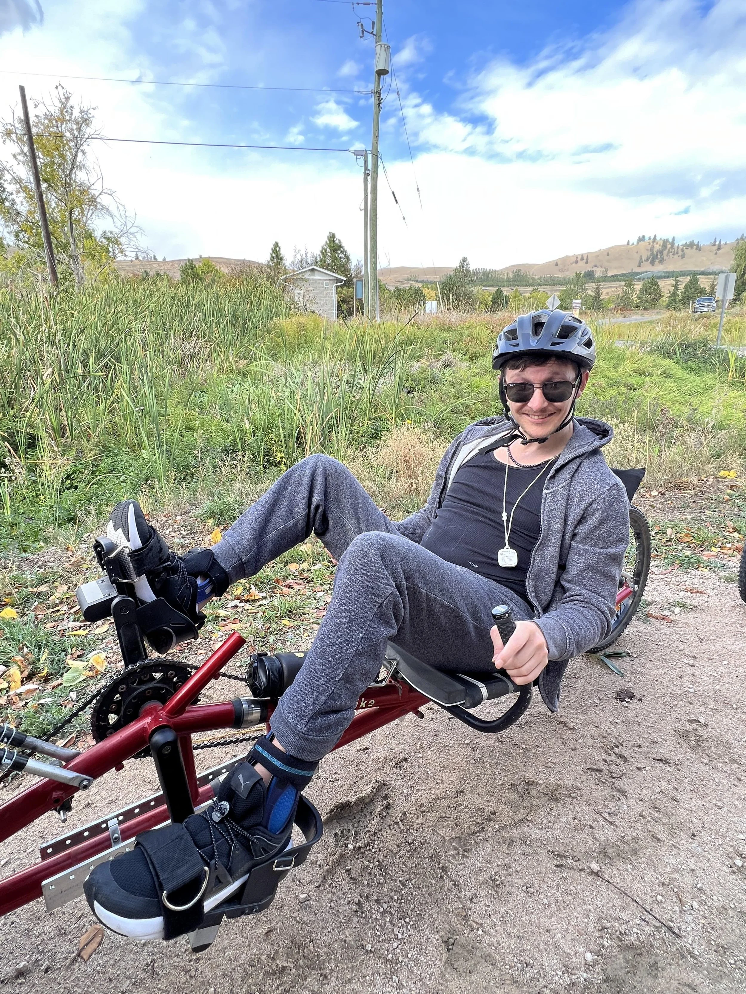 Person supported at CONNECT on a community outing — referral pathway for lawyers and case managers