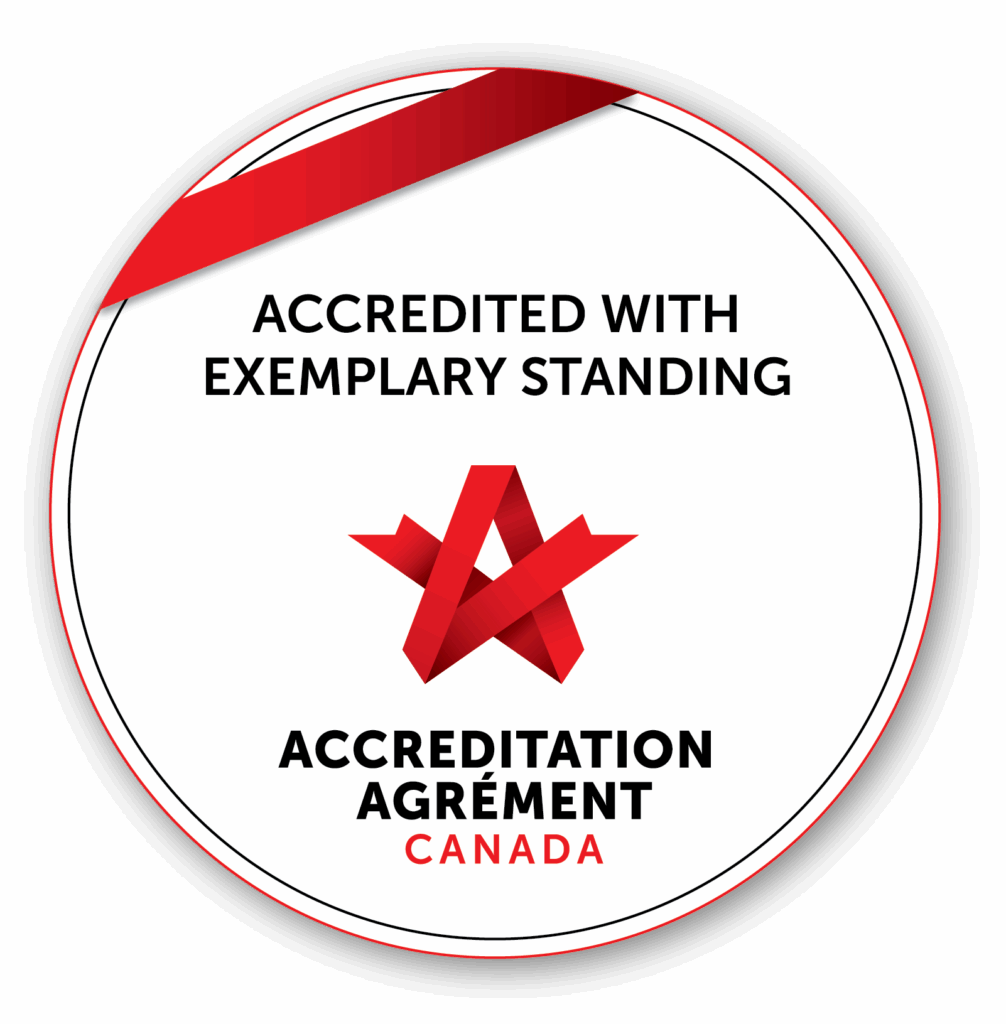 Accreditation Canada badge — Leading Practice designation