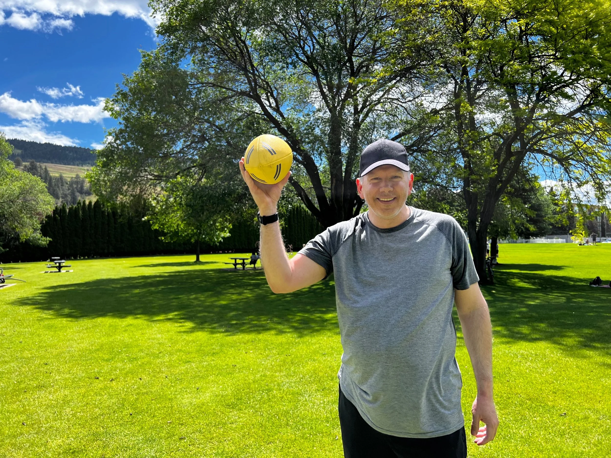 Person supported at CONNECT on a community outing after brain injury rehabilitation