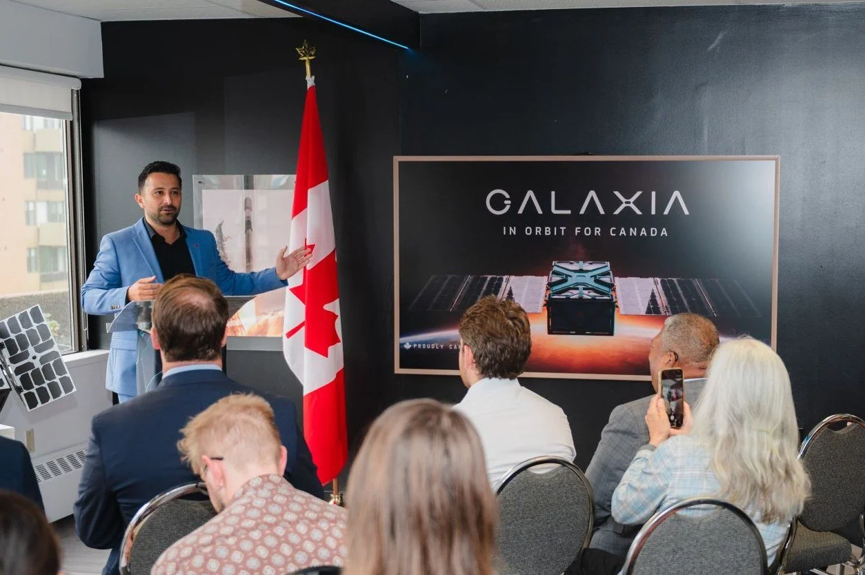 Galaxia funding announcement event in Halifax