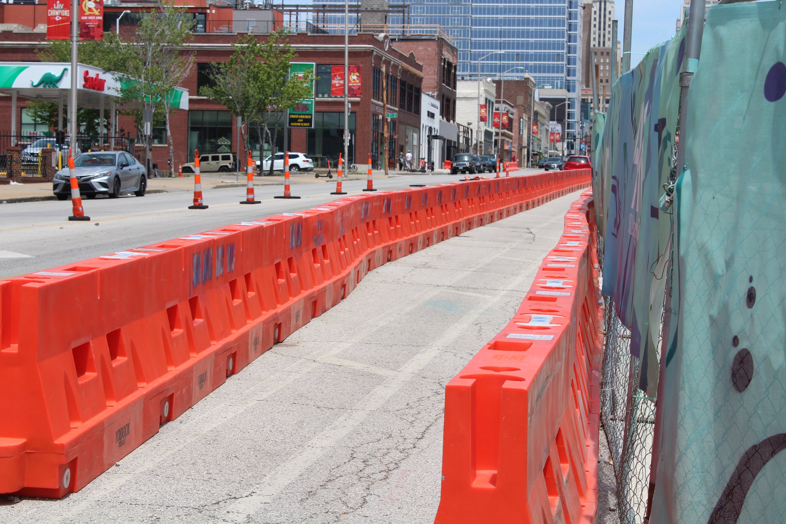 Concrete & Water Barriers Photo