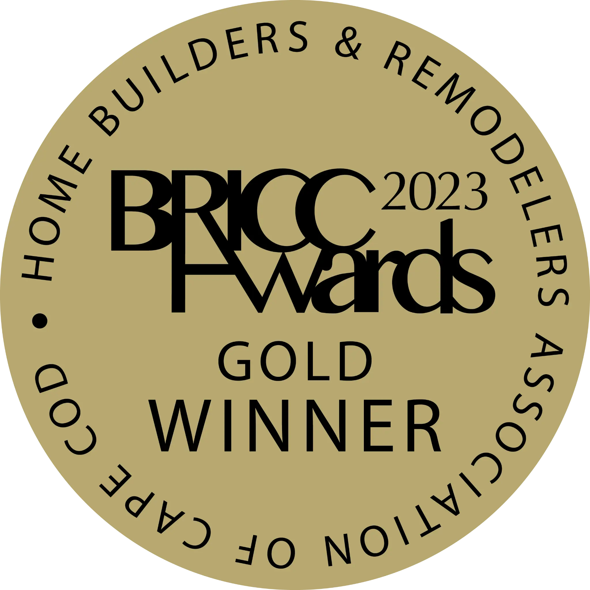 BRICC Awards 2023 Gold Winner — Home Builders & Remodelers Association of Cape Cod