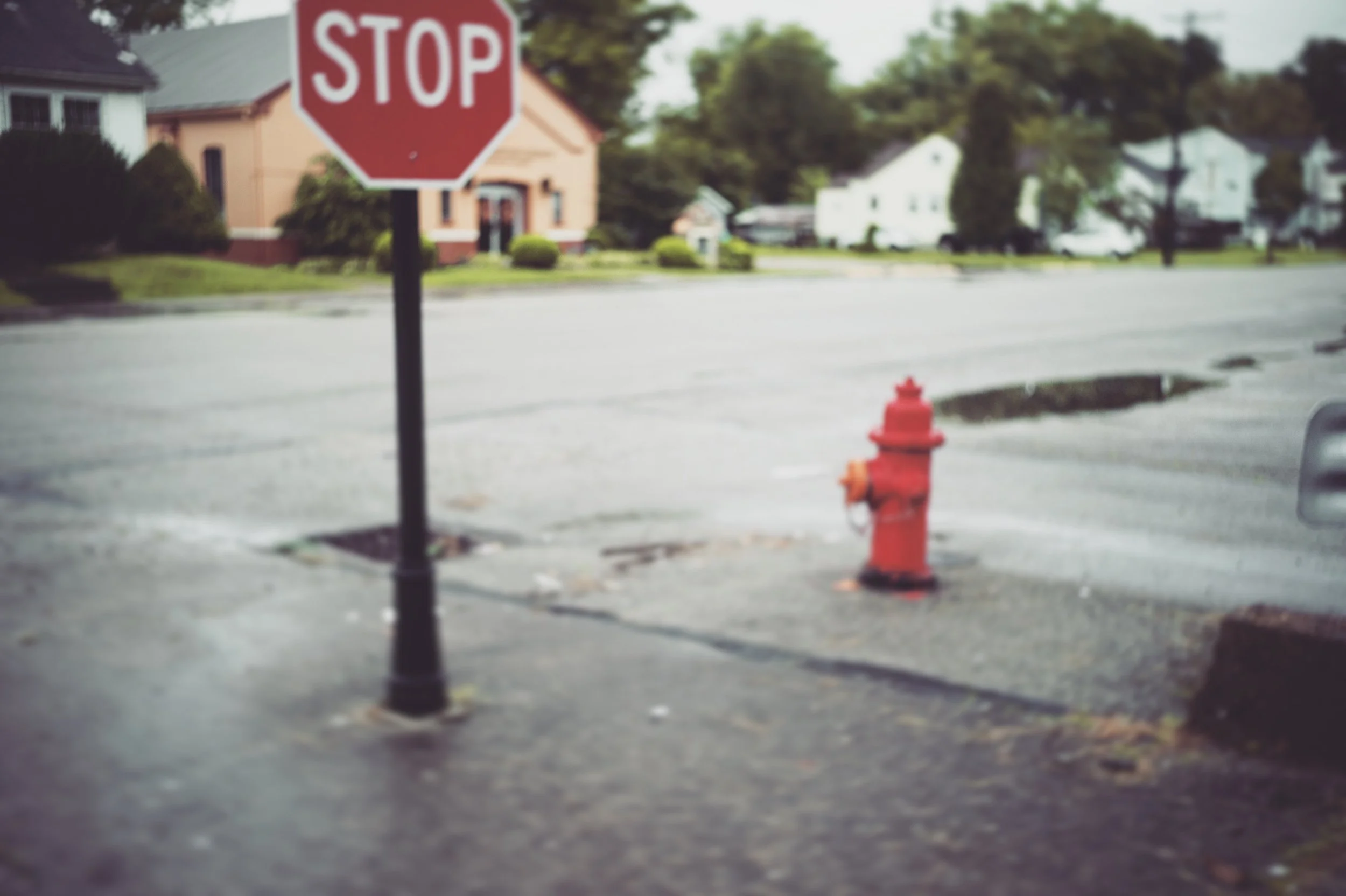 London street scene photographed by April Martin, capturing a quiet decisive moment of light and atmosphere