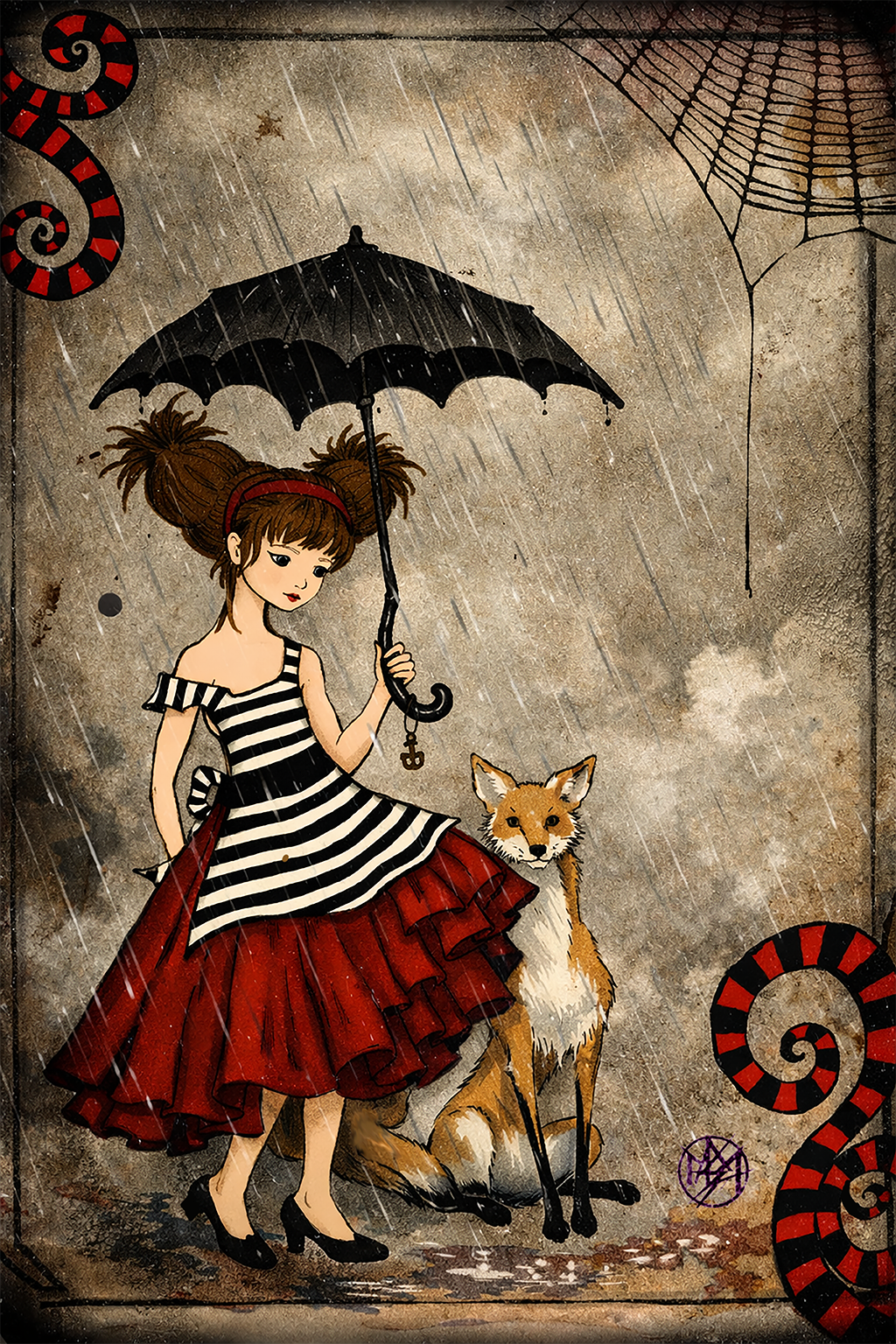 The Fox Knows from the Umbrella Girl Series by April Martin