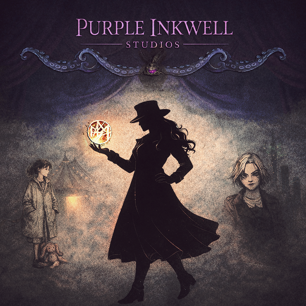 Purple Inkwell Studios 8x8 booth backdrop