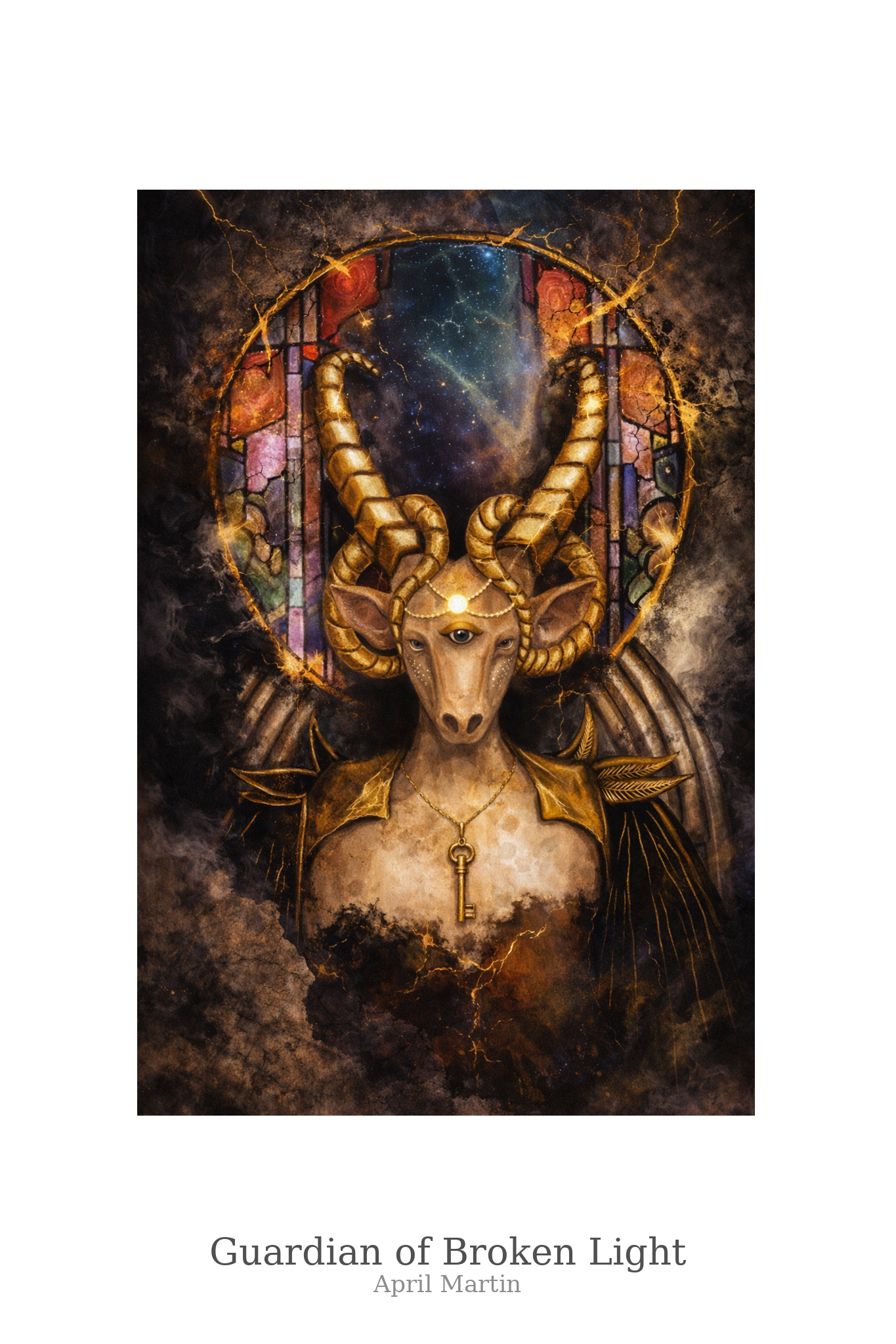 Guardian of Broken Light — Print layout