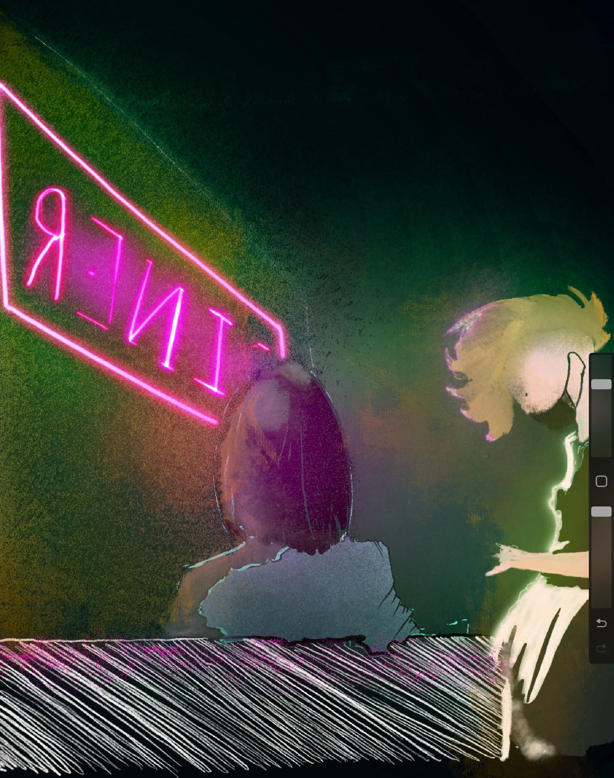 The City Without Noise visual artwork by April Martin