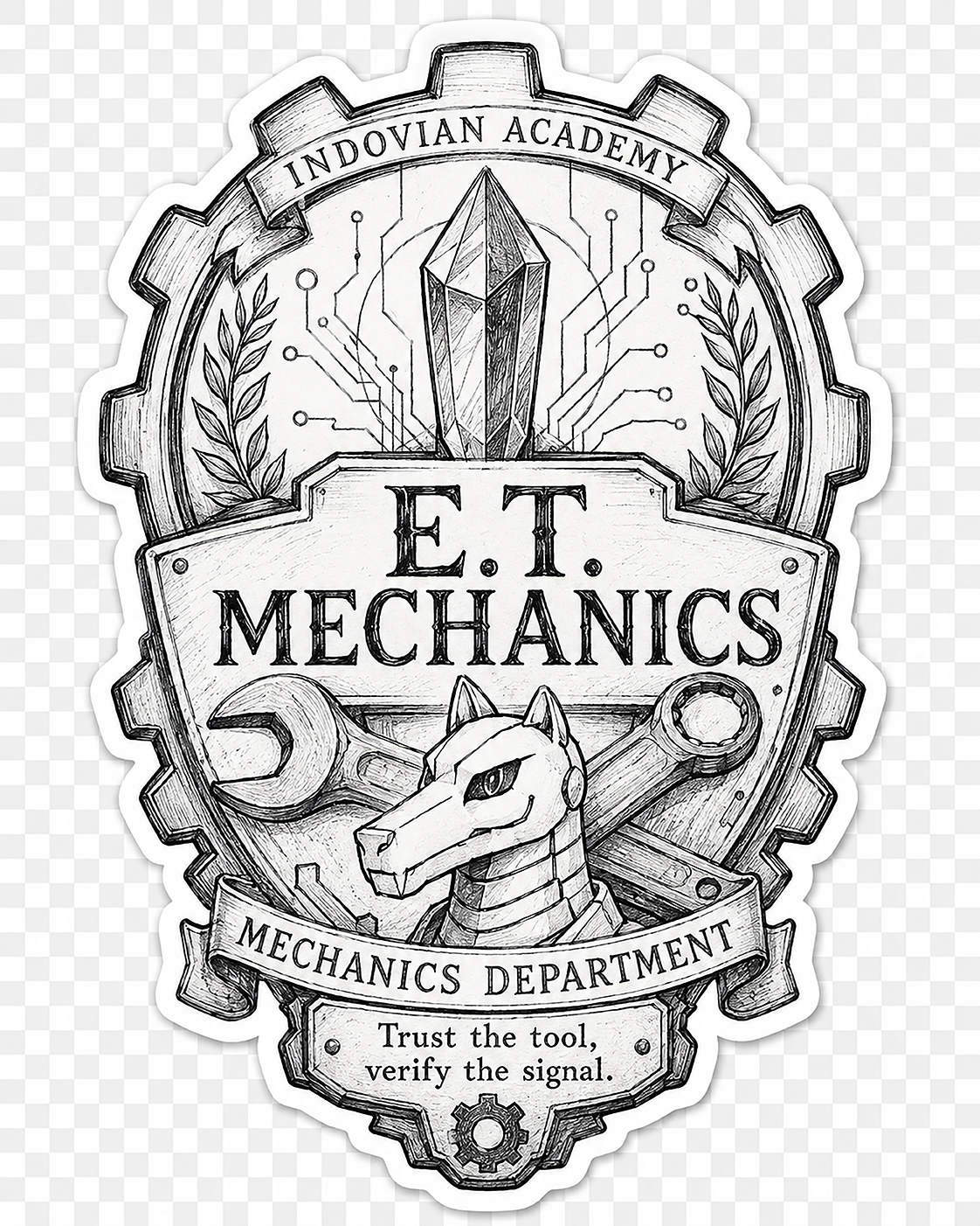 E.T. Mechanics badge