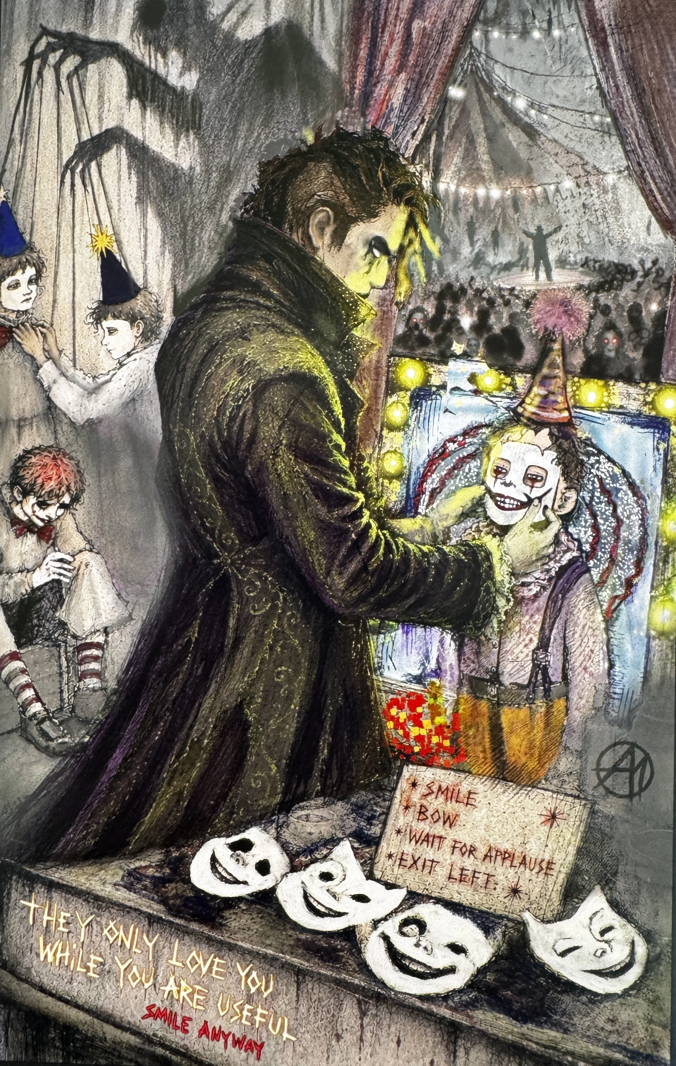 Original illustration from The Day the Carnival Came