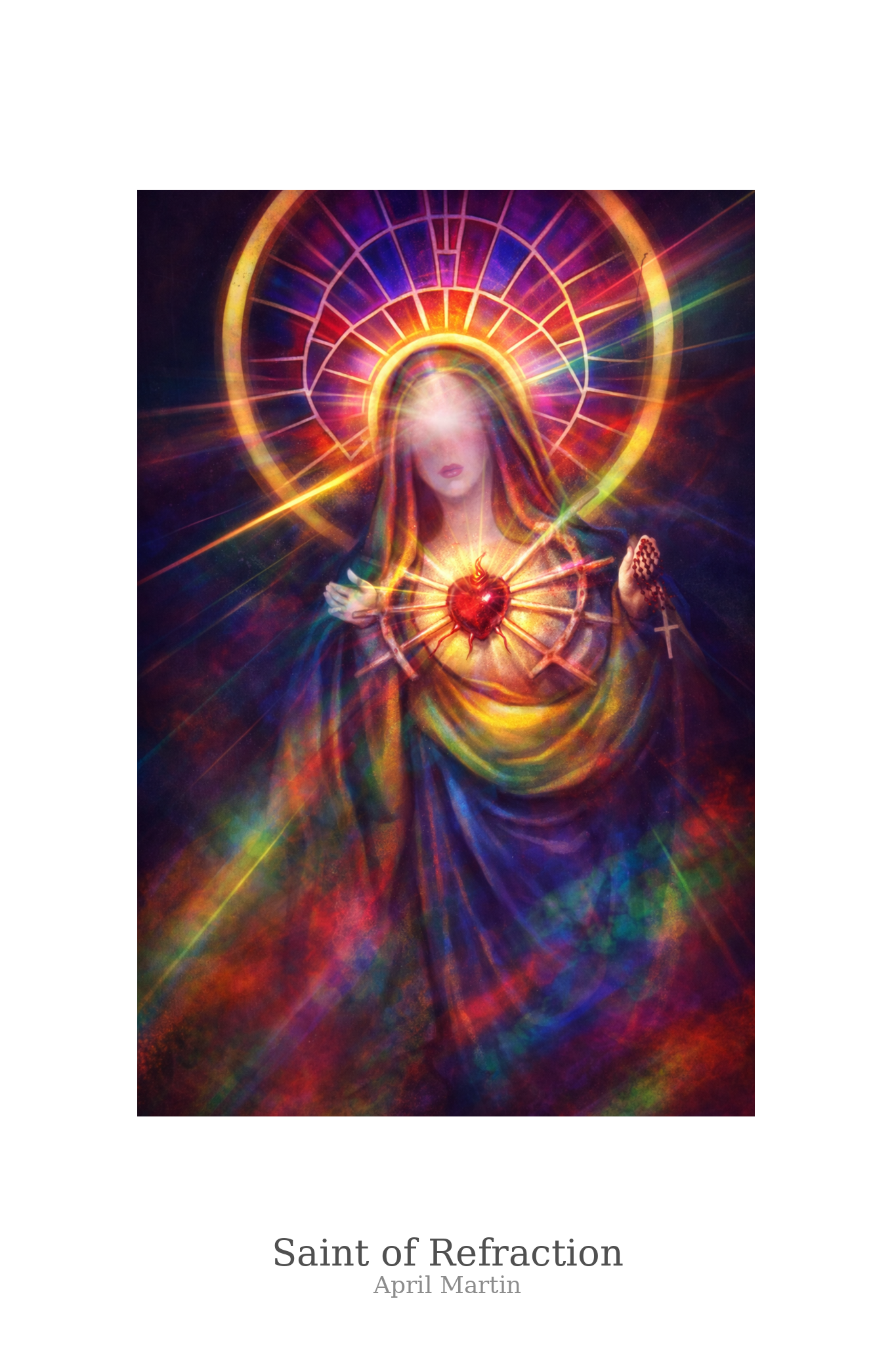 Saint of Refraction — Print layout