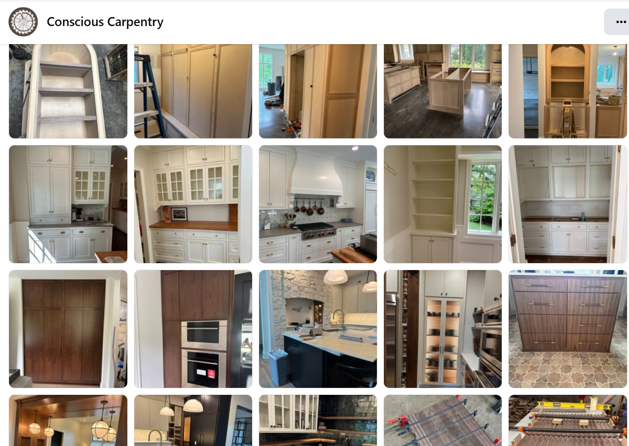 Featured natural oak kitchen