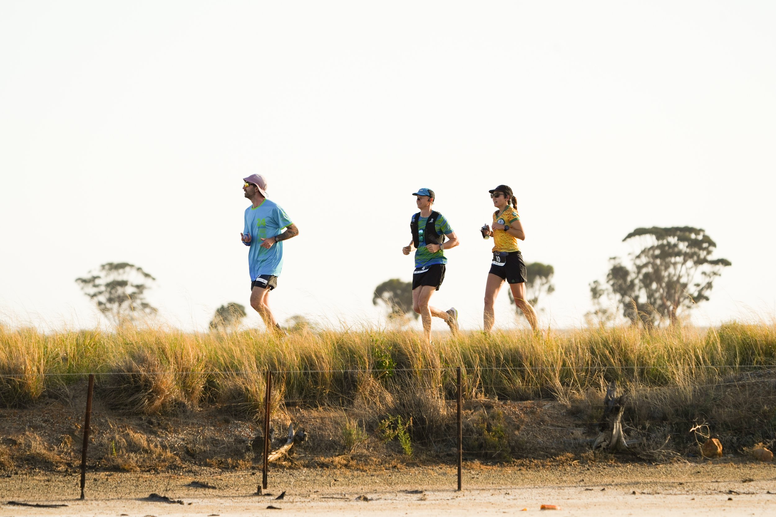 Bin 2 Bin Marathon — runners on the open road