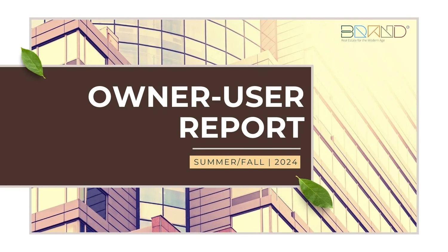 Cover of the Summer and Fall 2024 Owner-User Report