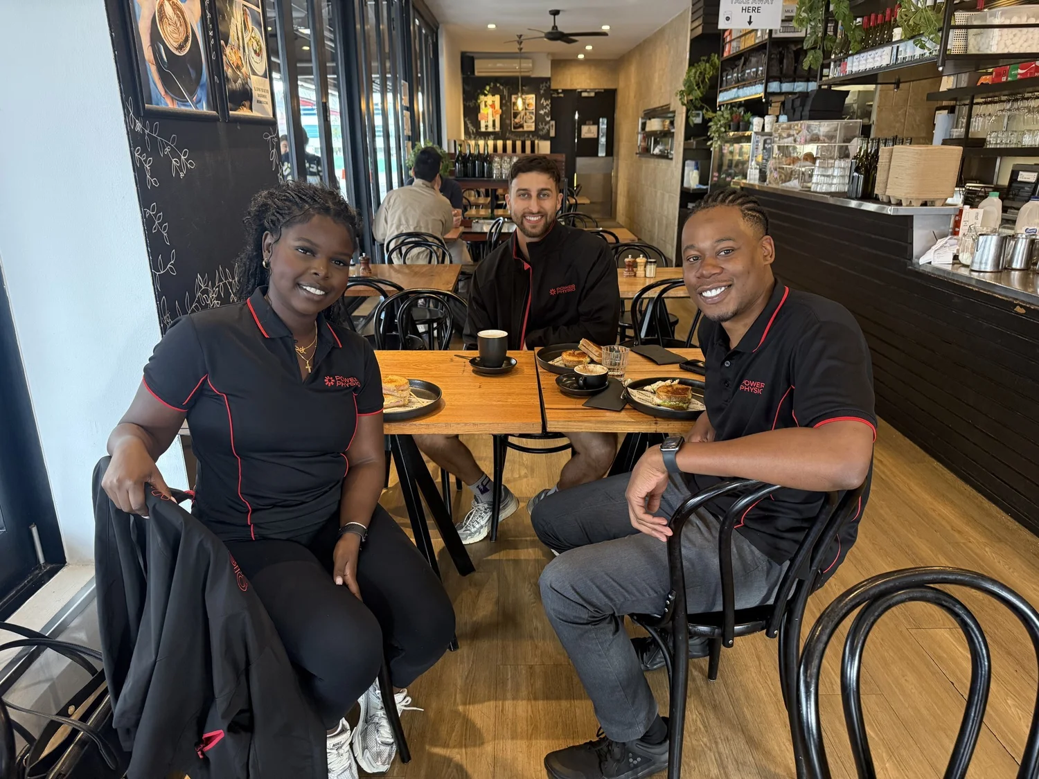 The Power Physio team in uniform