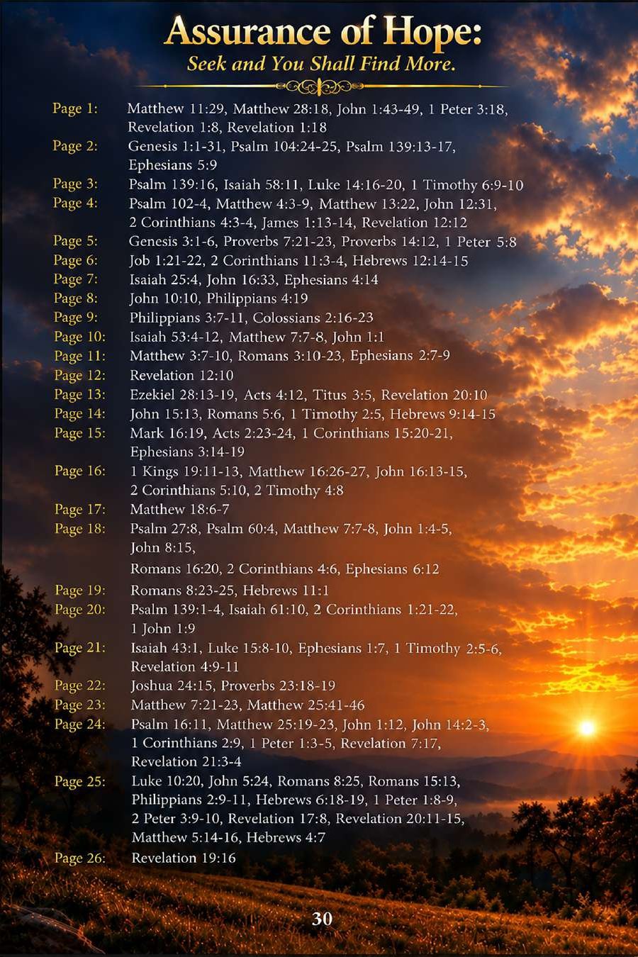 Page 30 Assurance of Hope