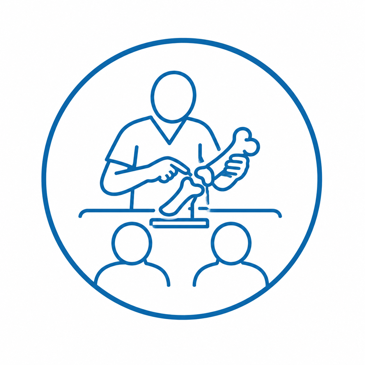 Hands-on training icon