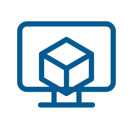 3D modeling icon