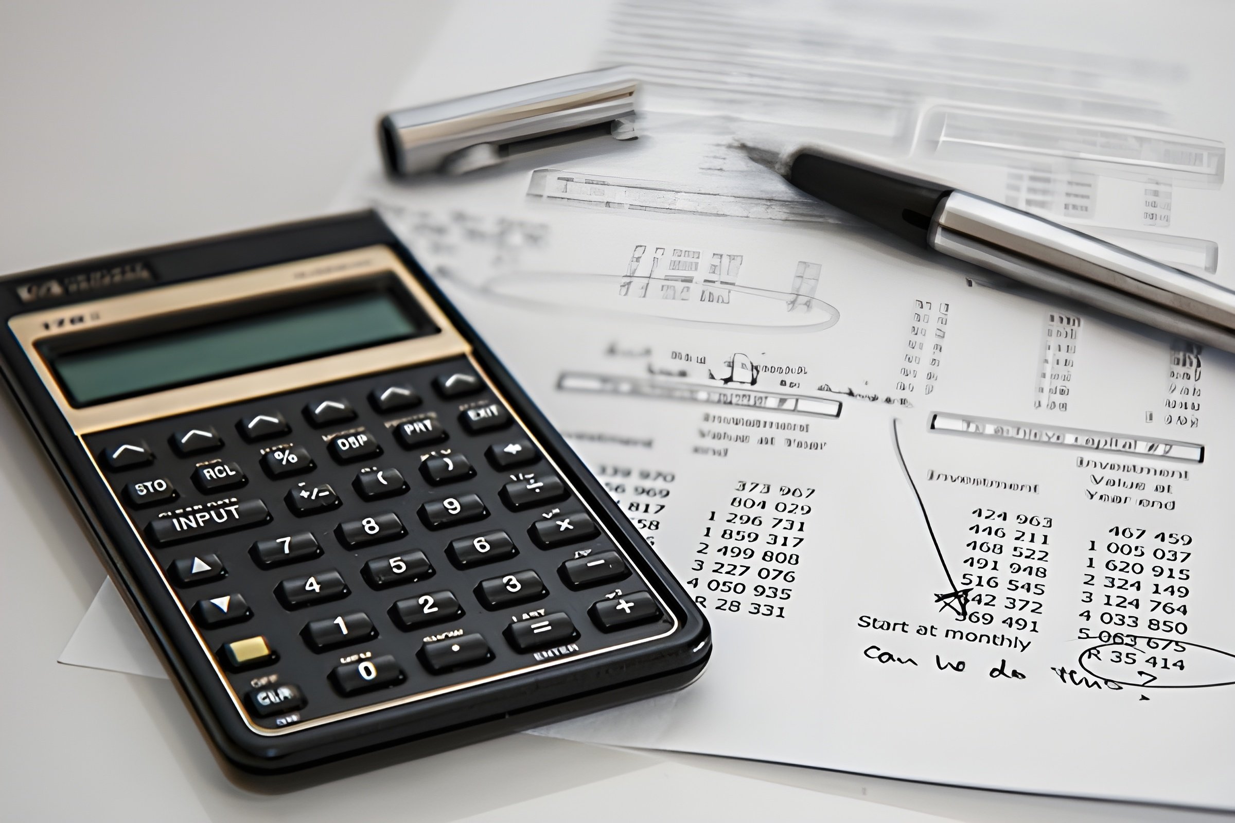 Calculator with a form