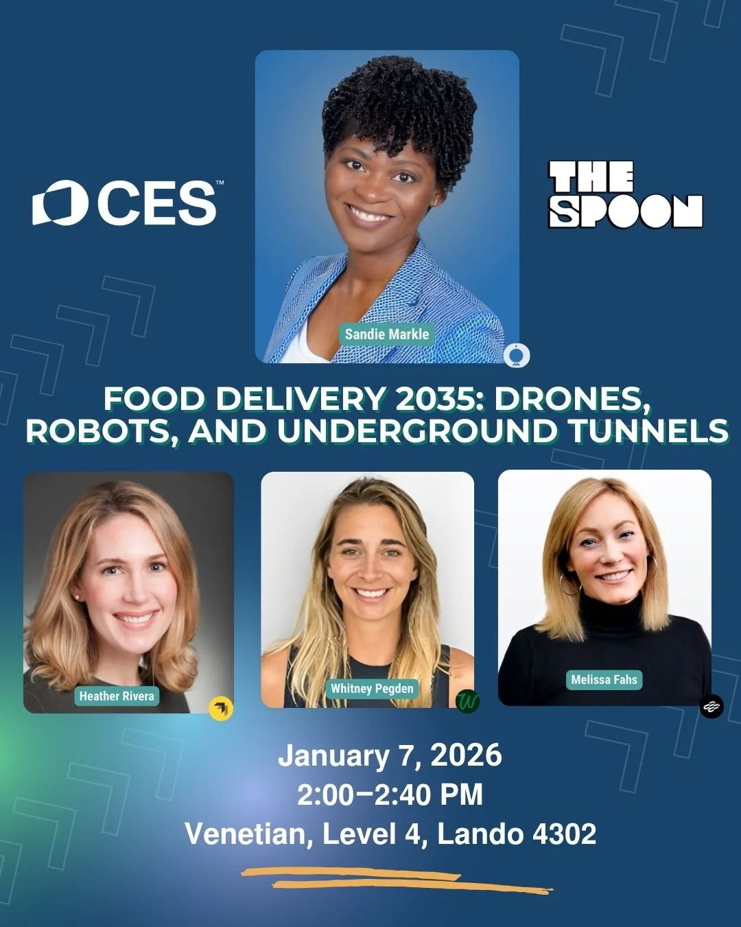 CES 2026 Food Tech panel featuring Sandie Markle