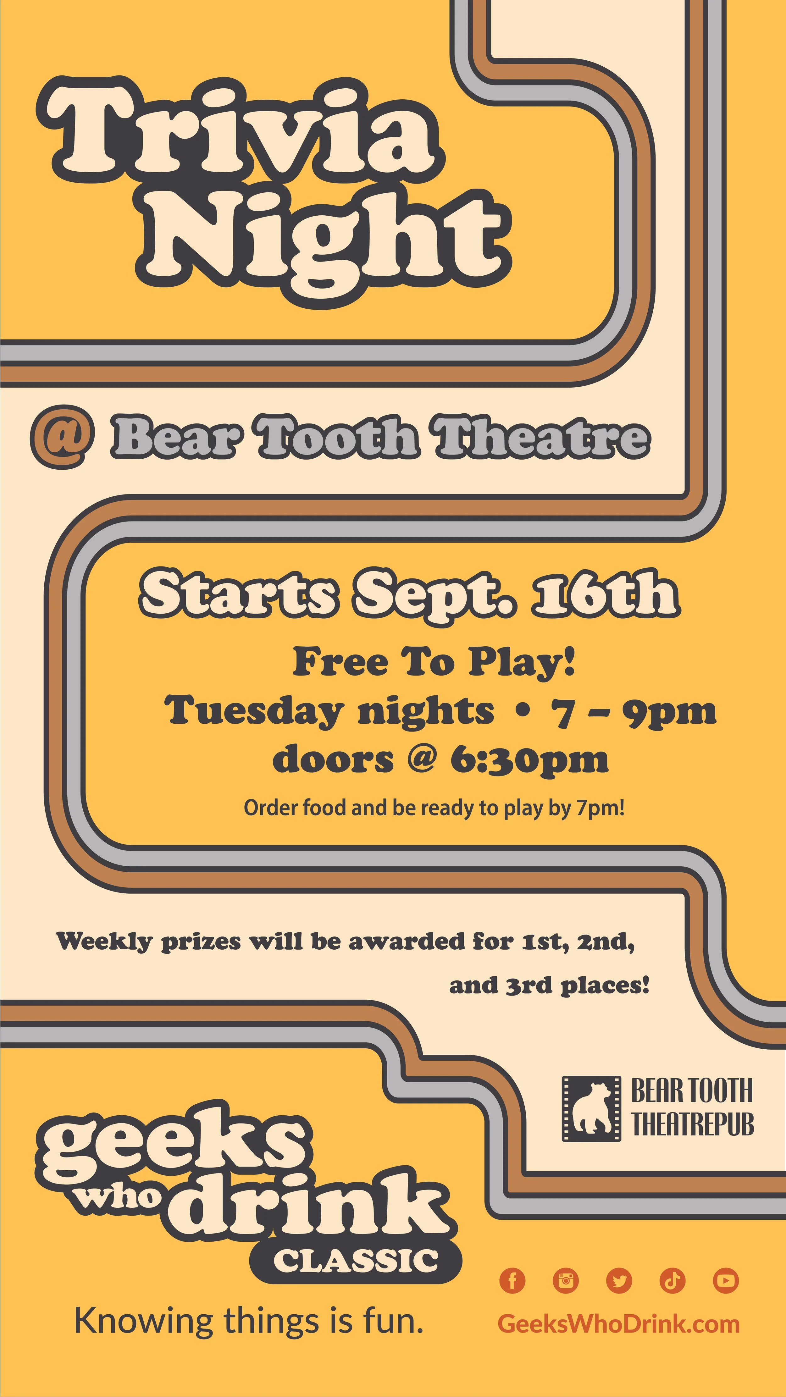 Tuesday Night Trivia