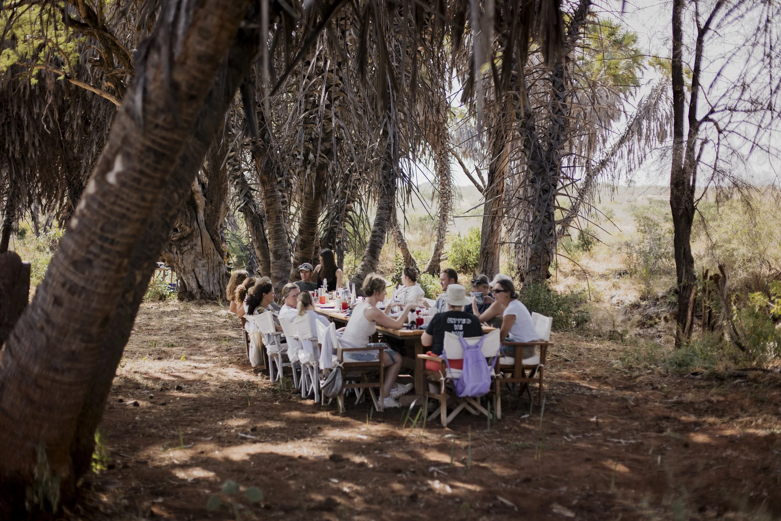 Bush Breakfast in Tsavo East National Park