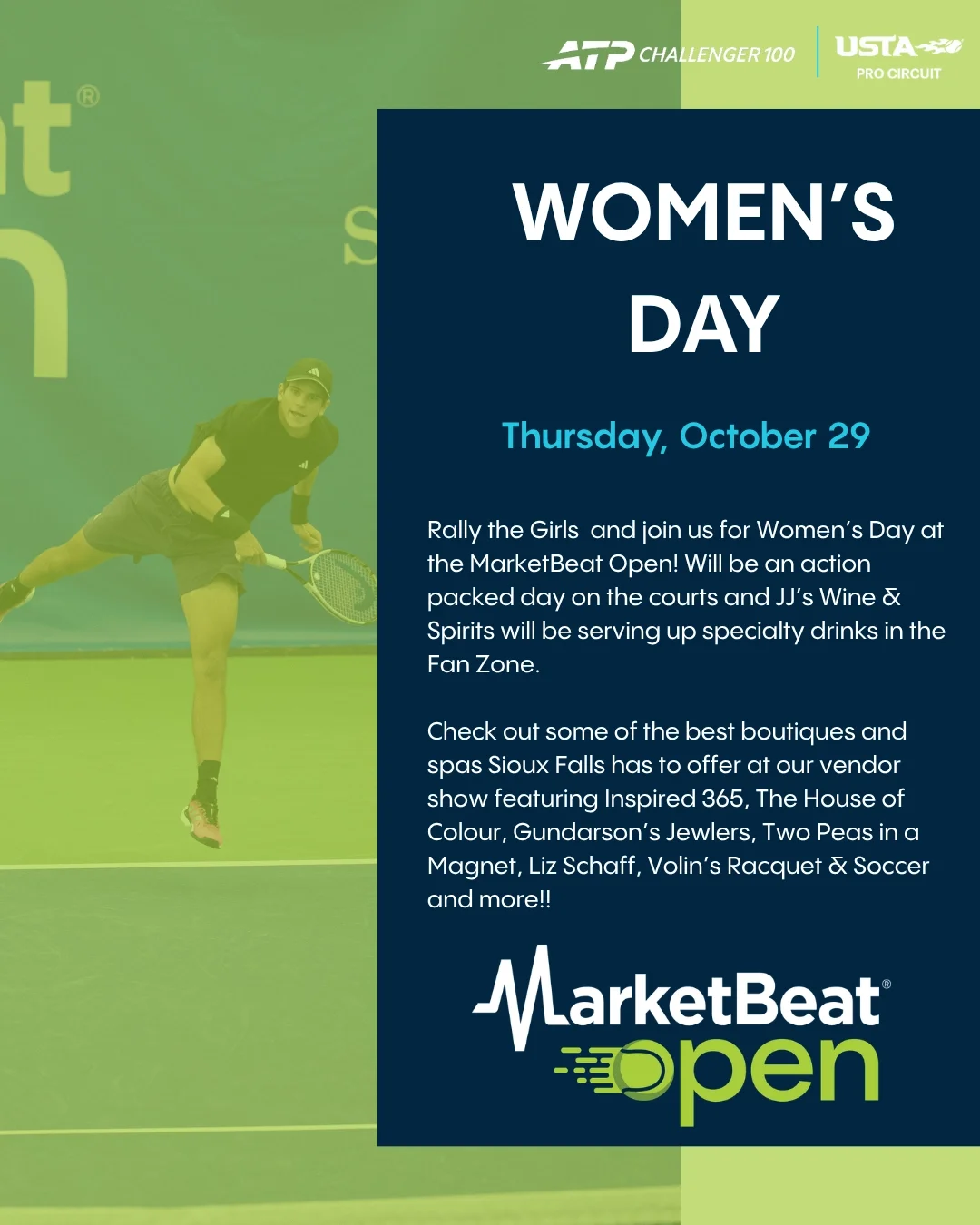 Womens event details