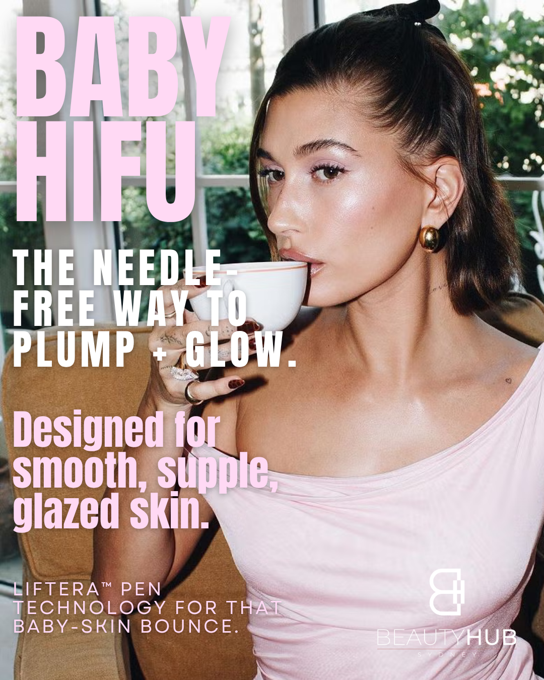 Baby HIFU needle-free skin booster at Beauty Hub Sydney