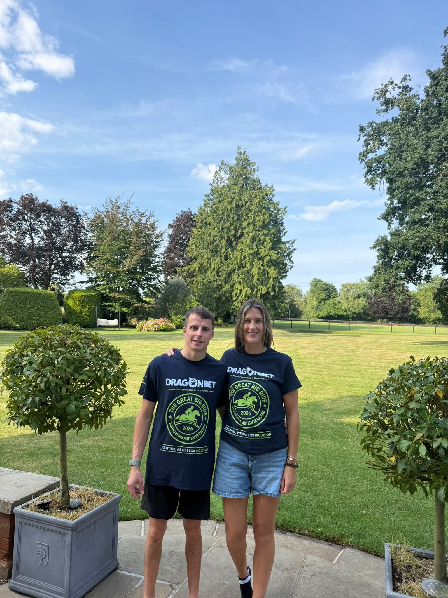 Jane and William Buick supporting The Great Big Ride