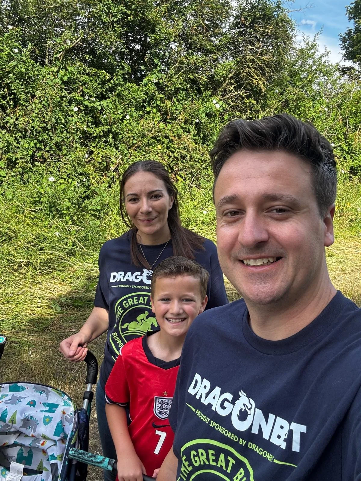 Bobby Beevers and family taking part in The Great Big Ride