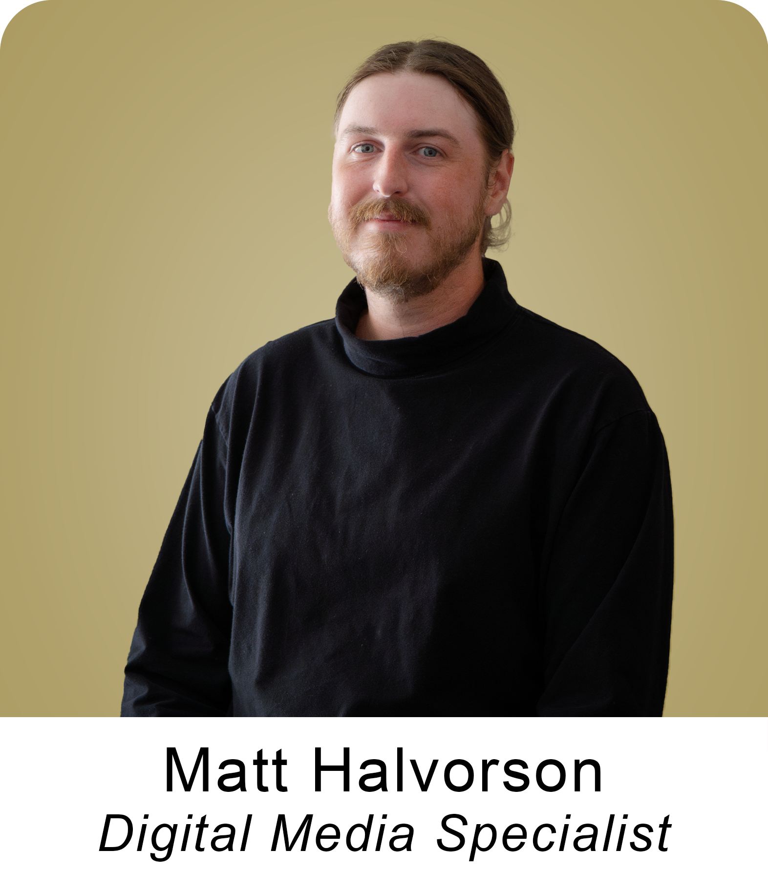 Matt Halves, PEISO Digital Media Specialist