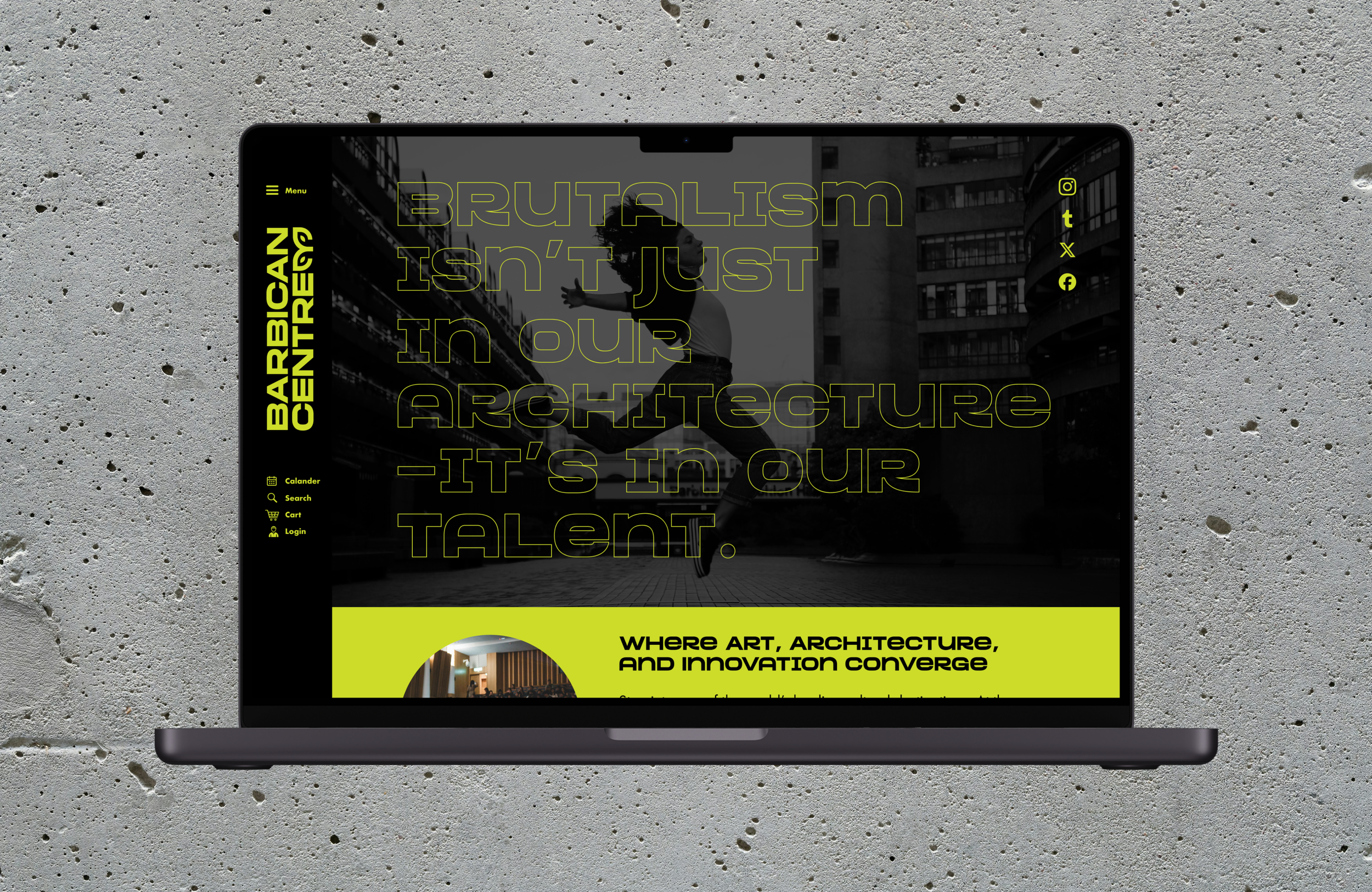 The Barbican Centre project slide 20