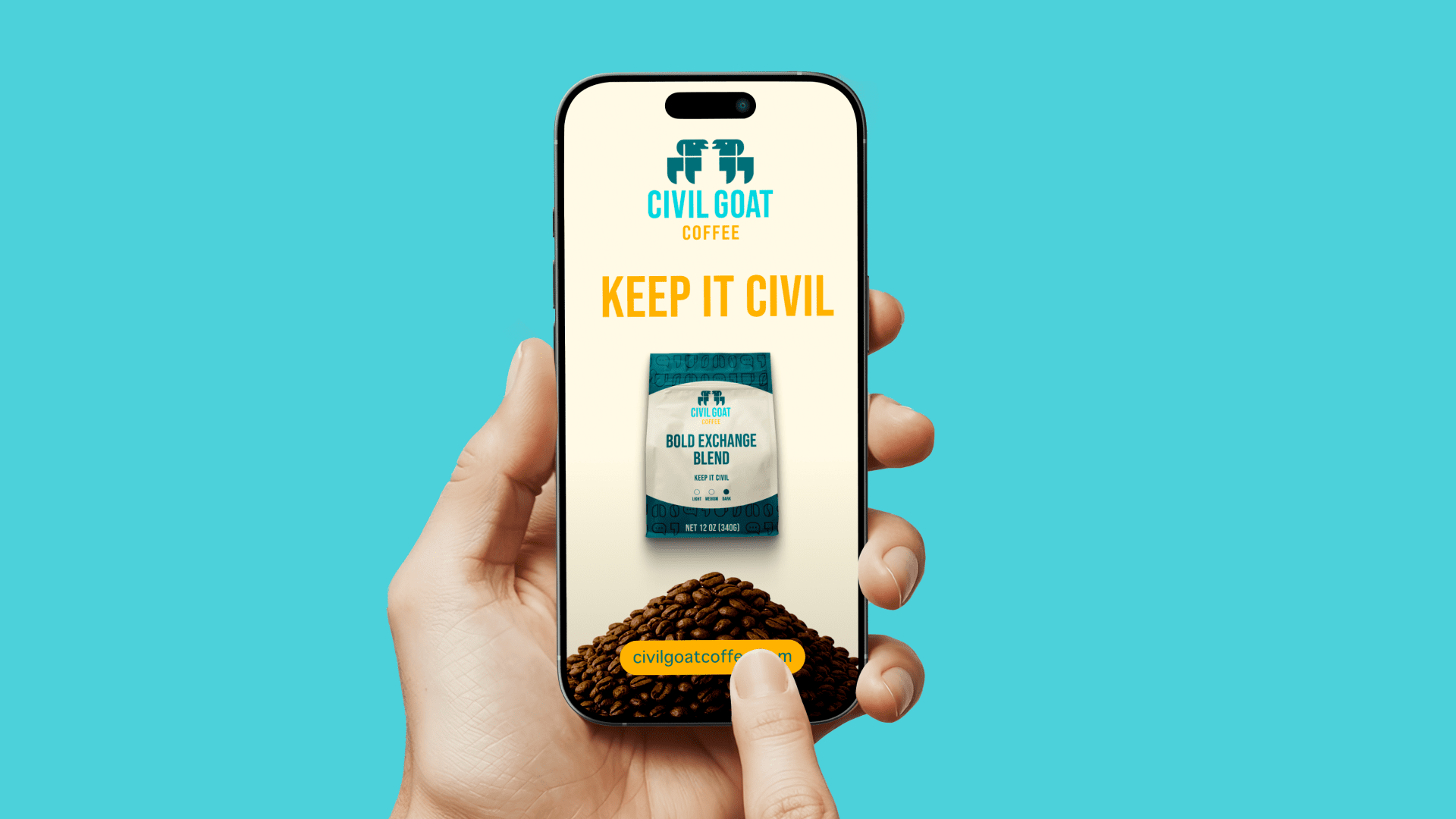 Civil Goat Coffee animation frame 3