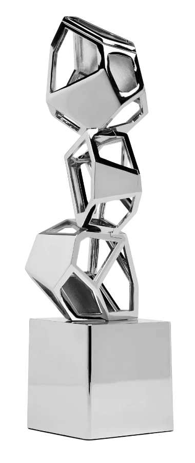 The 2026 Davey Awards silver statuette