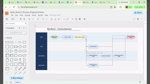 Opening and converting a Draw.io diagram with Quodsi