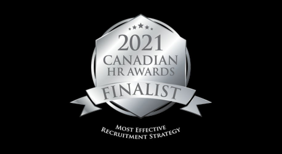 2021 Canadian HR Awards - Most effective recruitment strategy