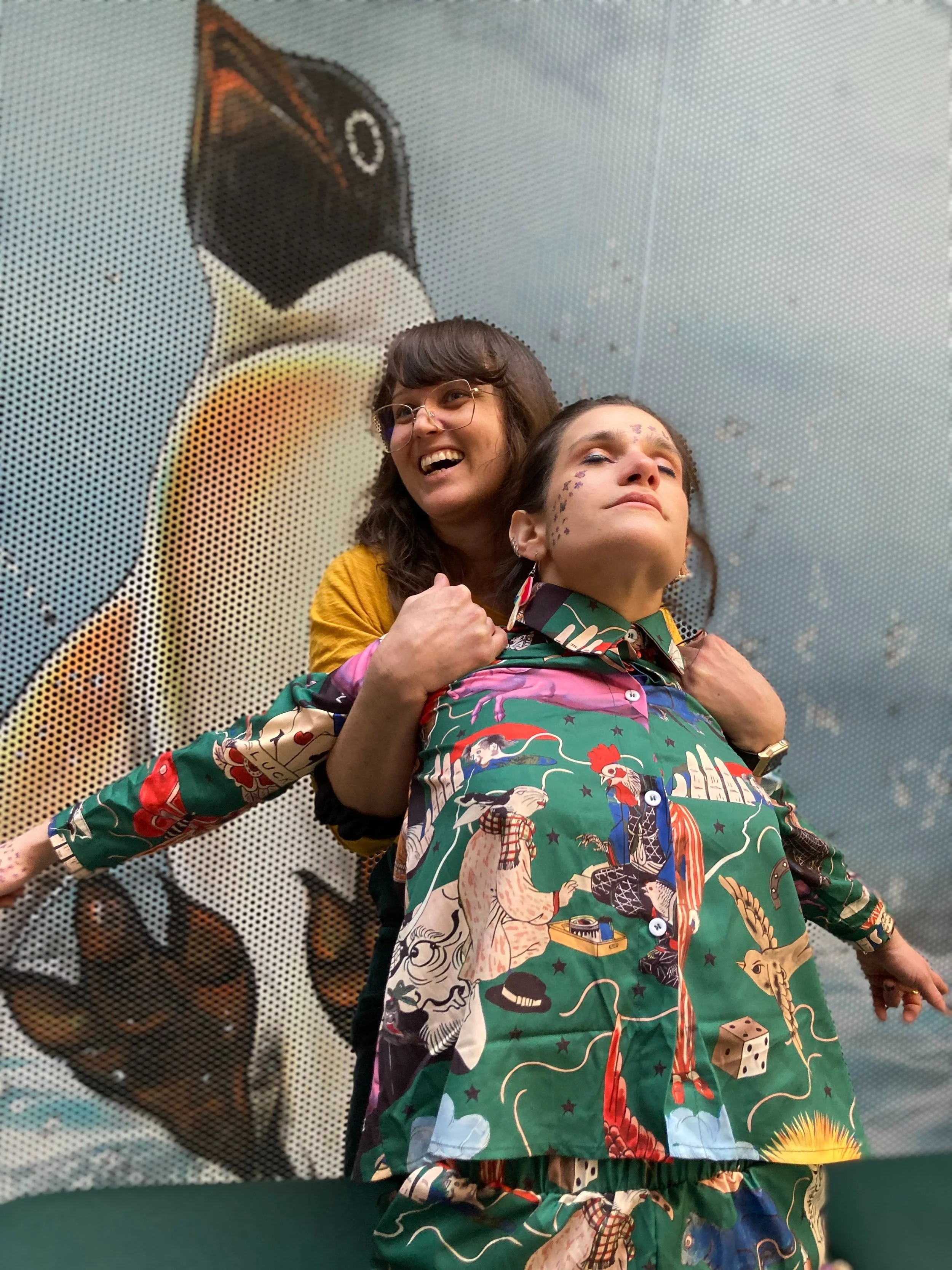 Rose La Penta with client after session — Alivio Massage Philadelphia