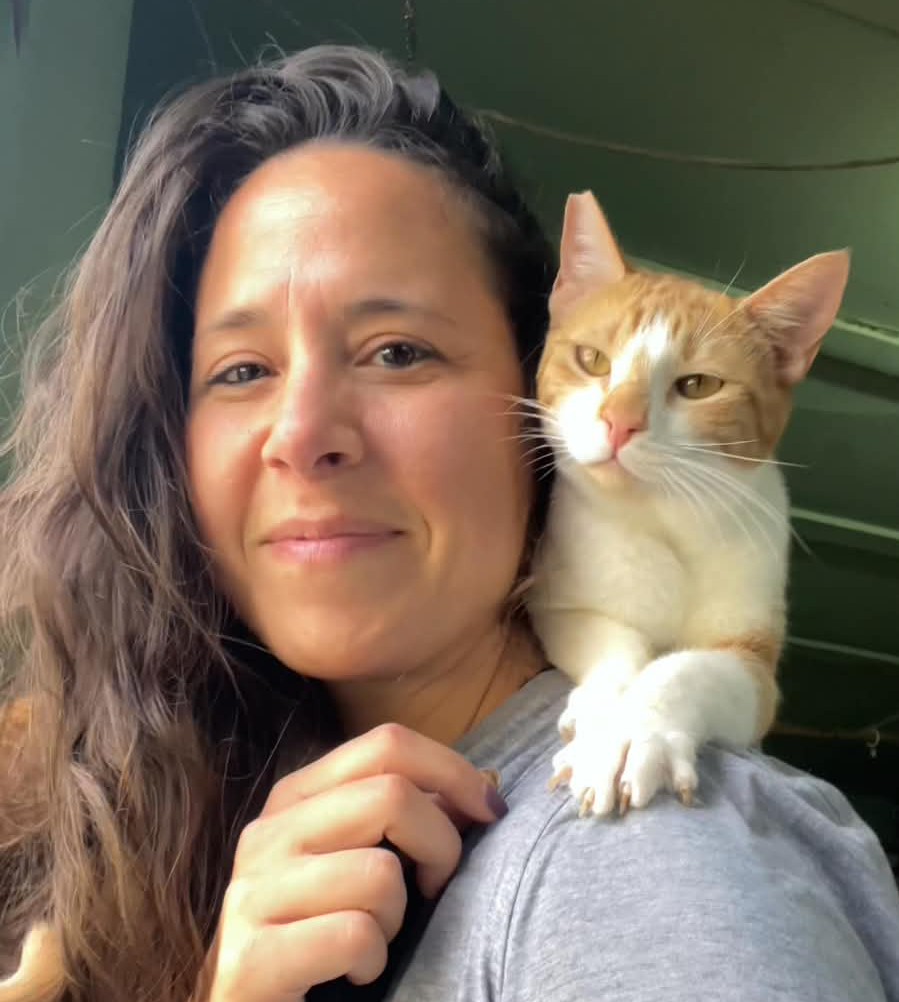 Chrisa at the shelter