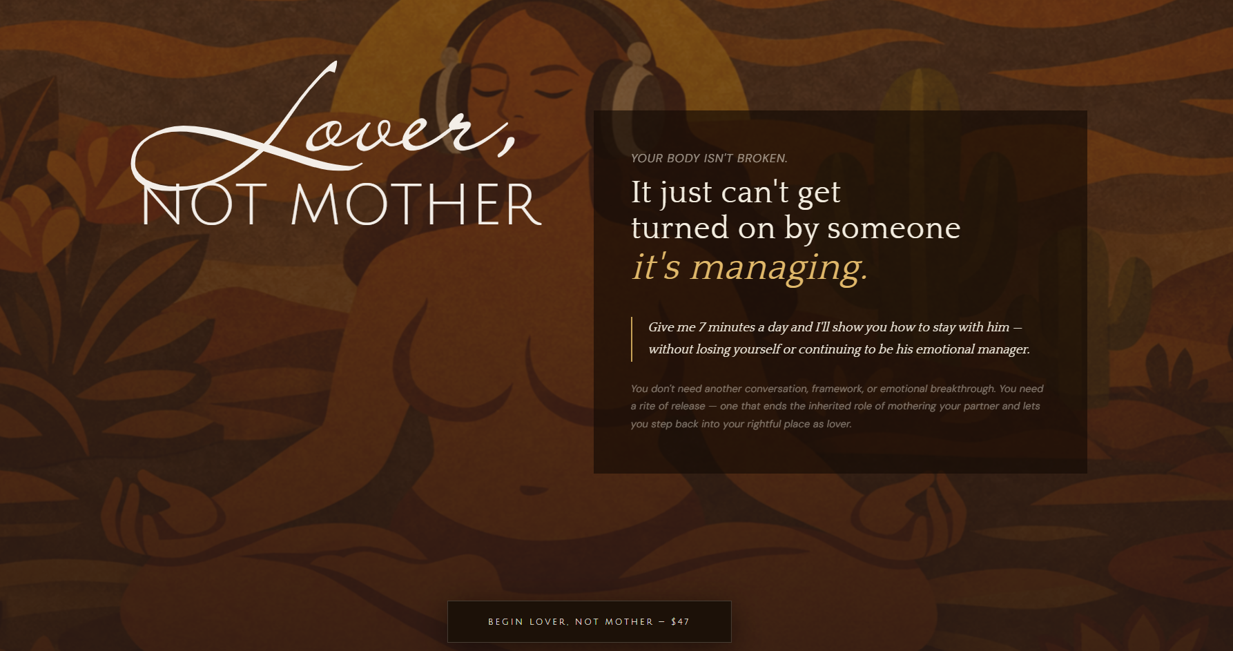 Lover, Not Mother — Body Compass