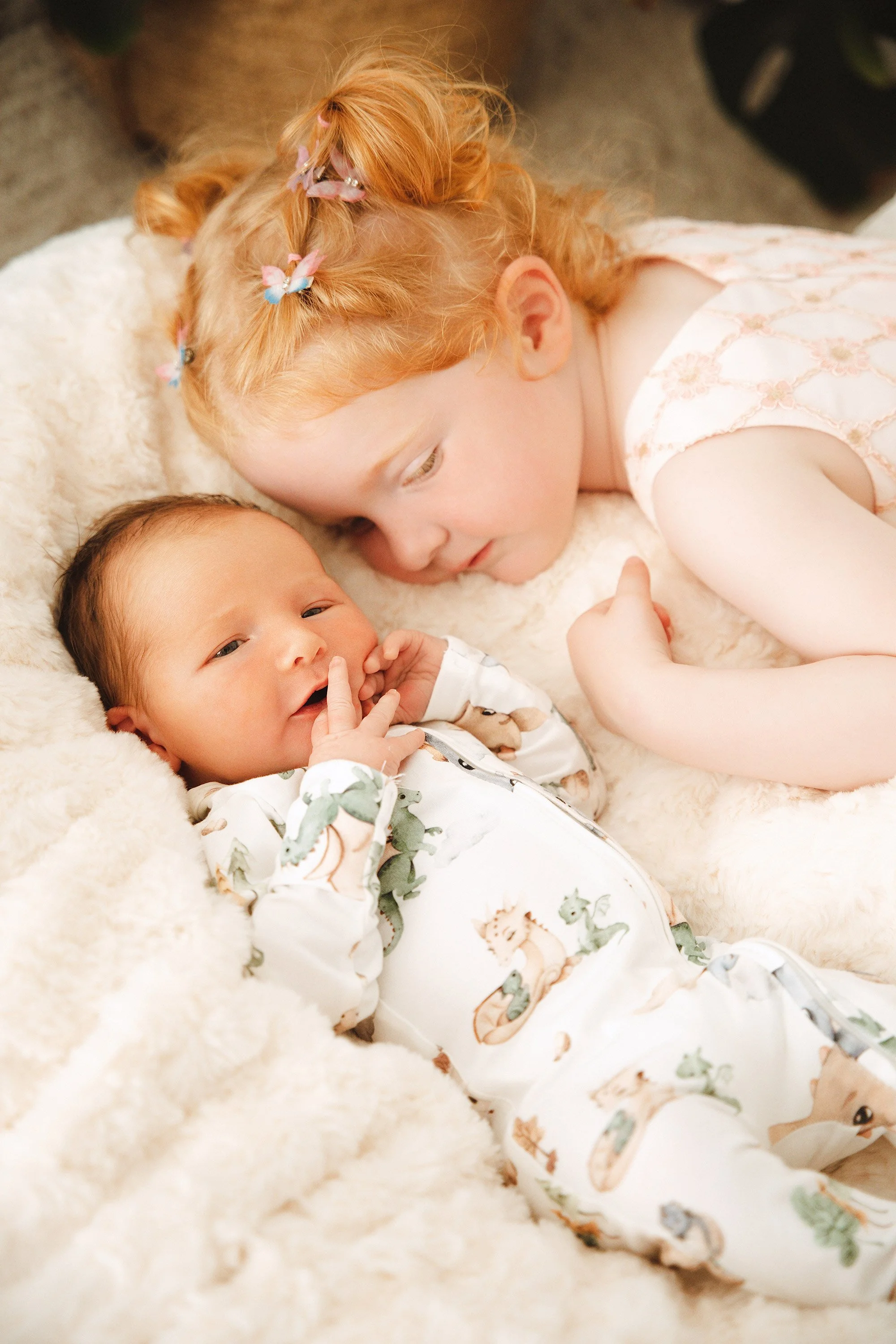 Brisbane newborn photography session at Foxie Studio