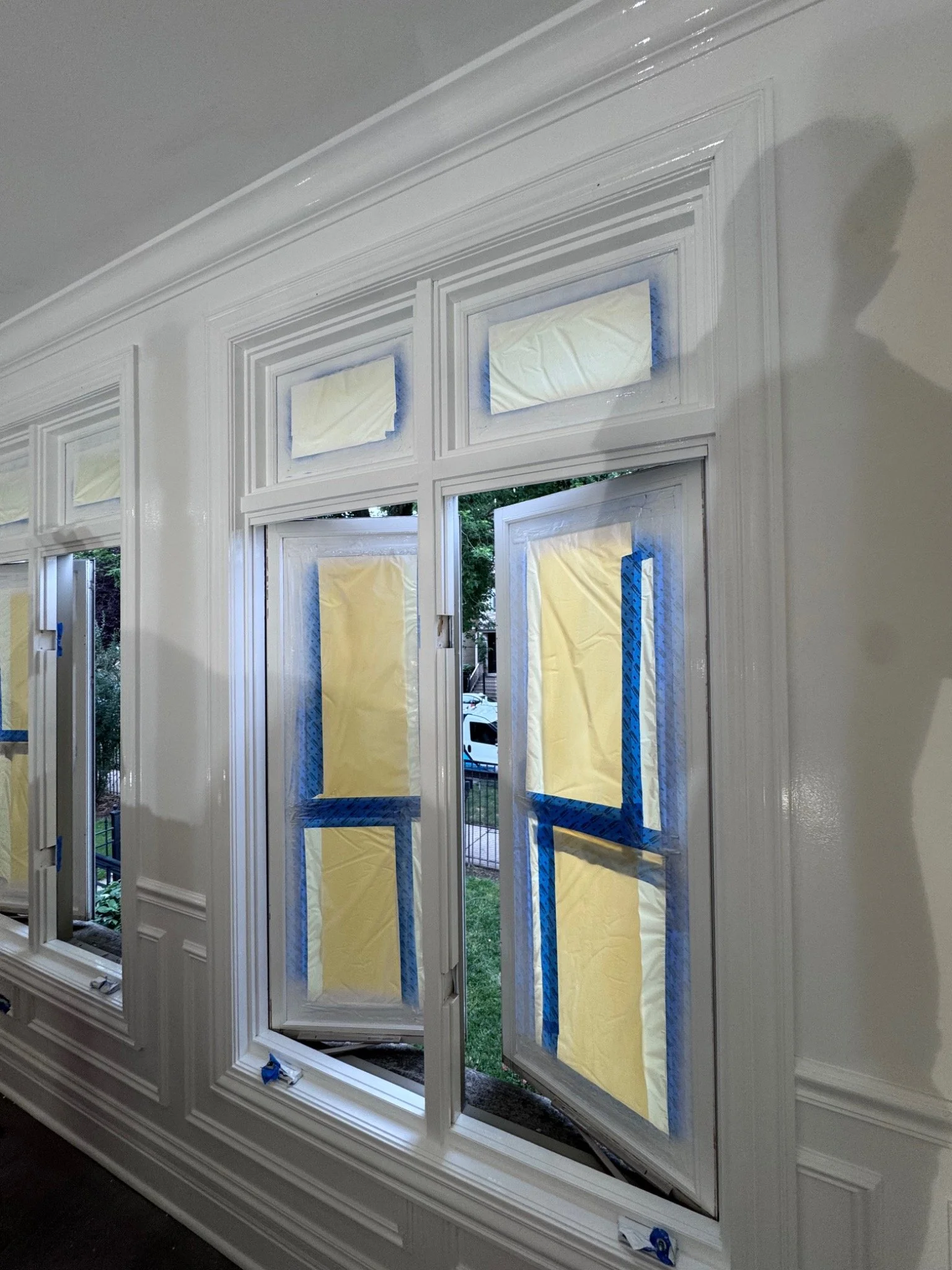 Prep - Detailed masking and trim protection