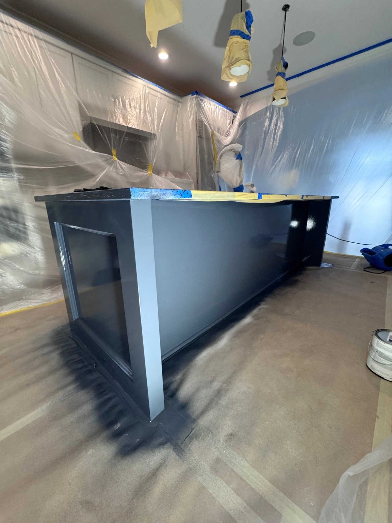 Prep - Spray staging and surface prep