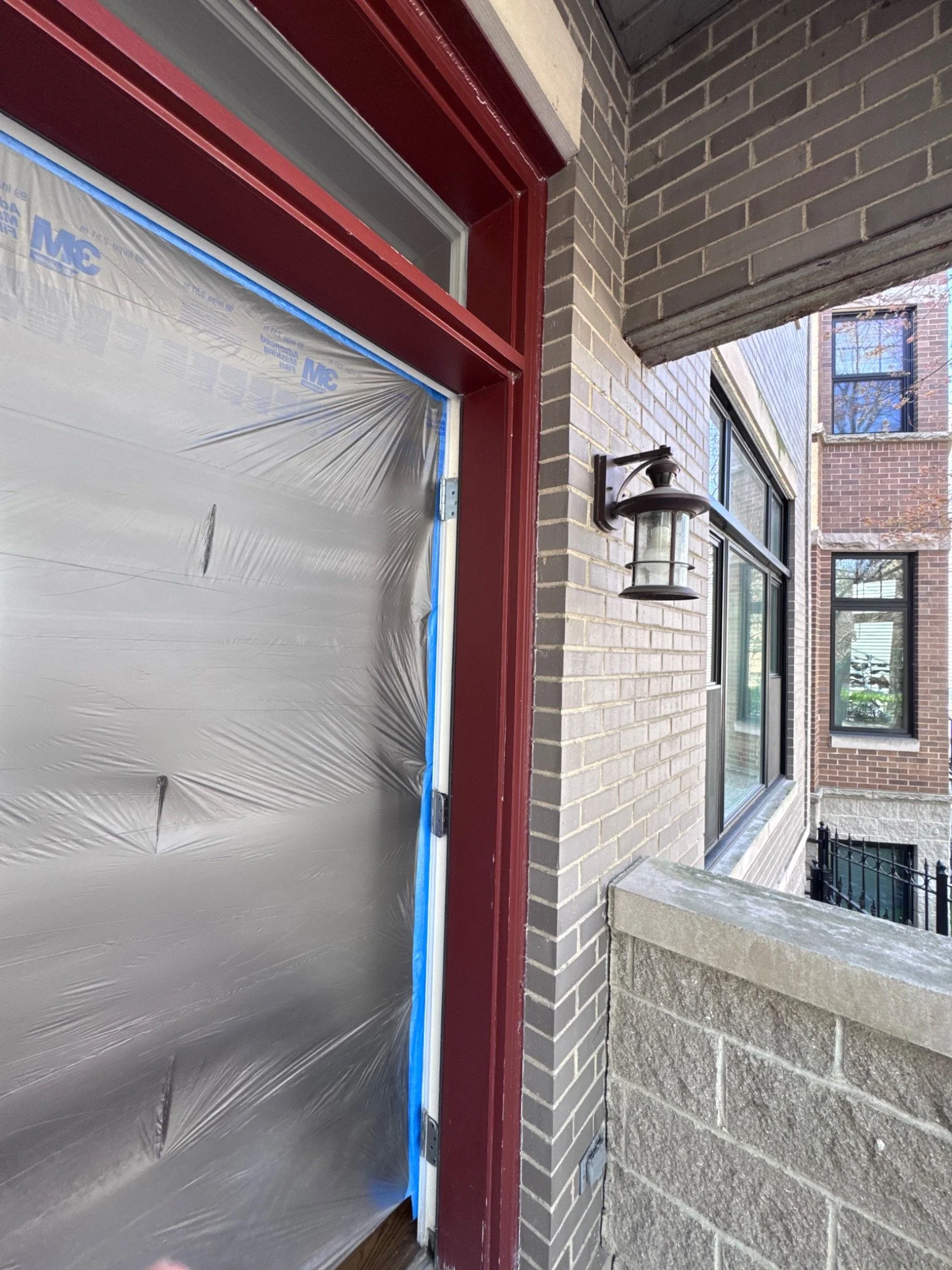 Door priming and spray prep