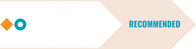 Animal Advocacy Careers Recommended Badge