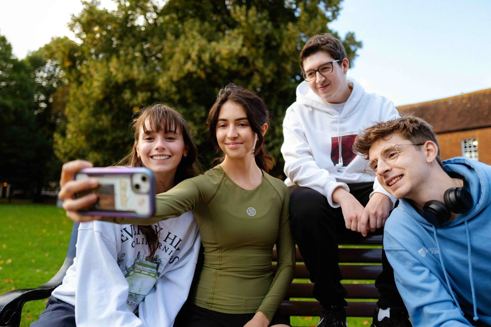 Students enjoying life in Winchester