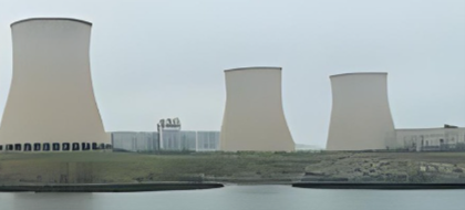 AI power plant image mixing coal and nuclear features