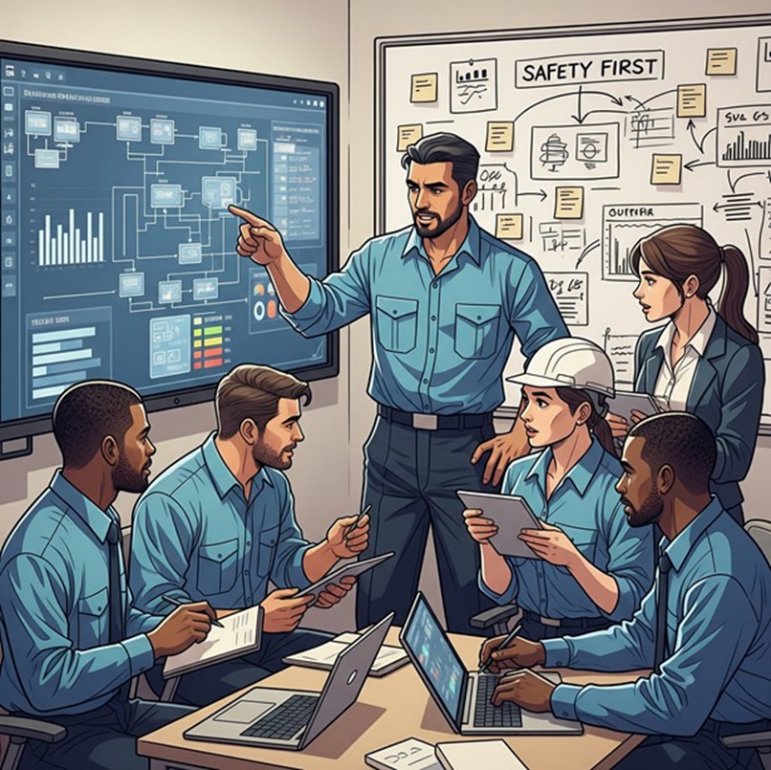 AI image showing distortion when enlarged