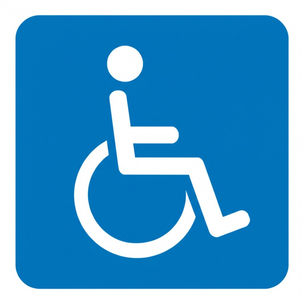 Confidence monitor displaying enlarged text for accessibility
